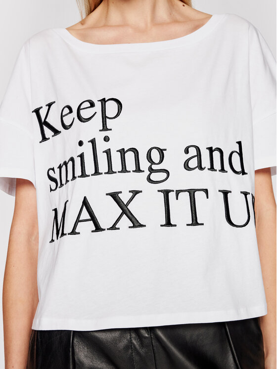 Blusa Dattilo 69718421 Bianco Relaxed Fit