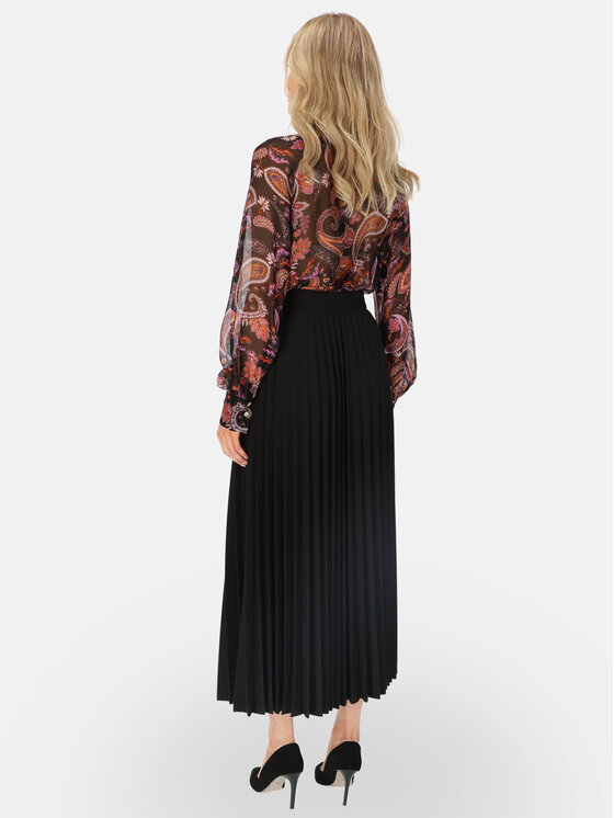 L’AF L’AF Spódnica maxi Lorin Czarny Regular Fit