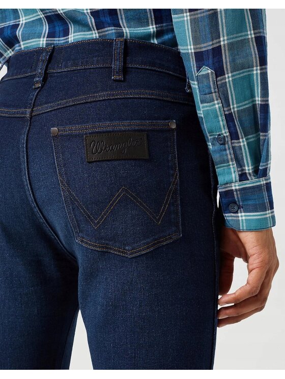 Wrangler Wrangler Jeansy Larston Niebieski Slim Fit