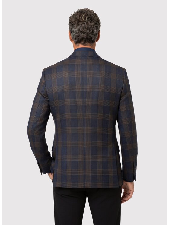 Pako Lorente Pako Lorente Marynarka P26WF-3X-015 Granatowy Slim Fit