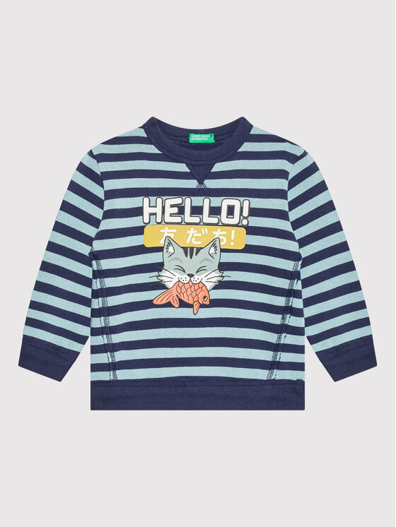 United Colors Of Benetton United Colors Of Benetton Jopa 3FVJG103W Mornarsko modra Regular Fit
