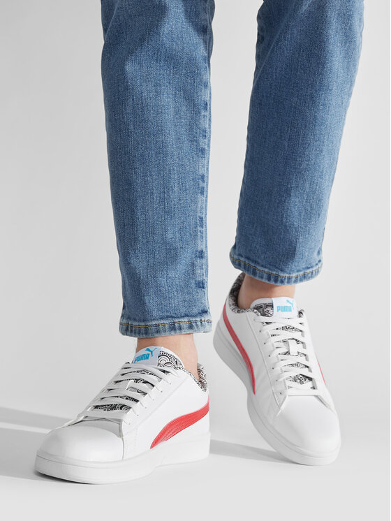 Puma Puma Laisvalaikio batai Smash V2 Me Happy 386396 01 Balta