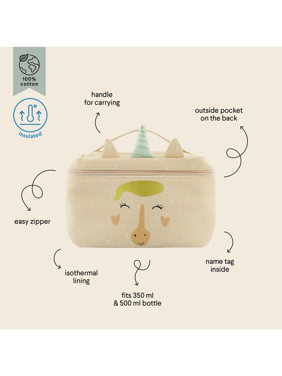 Trixie Baby Trixie Baby Torba termiczna Termiczny Lunch Box - Jednorożec Kolorowy