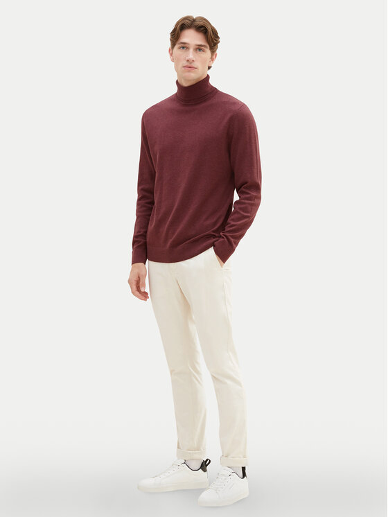 Tom Tailor Tom Tailor Golf 1038202 Bordo rdeča Regular Fit