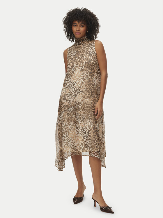 Vero Moda Rochie de vară Smilla 10345453 Bej Regular Fit