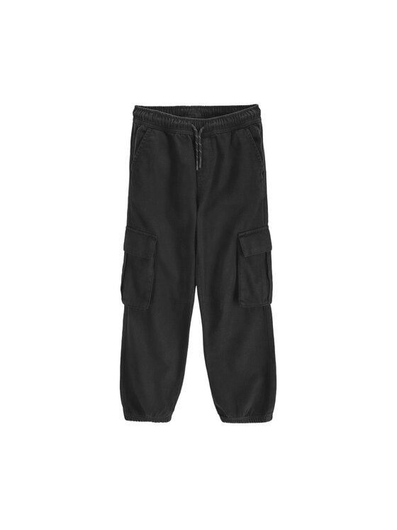 Coccodrillo Coccodrillo Bavlnené nohavice ZC6119101RBJ-021 Čierna Regular Fit