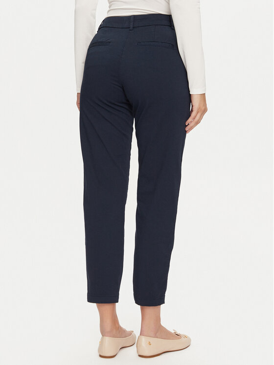 United Colors Of Benetton United Colors Of Benetton Spodnie materiałowe 4GD7DF06U Granatowy Regular Fit