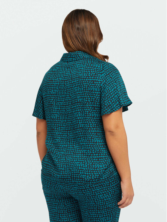 Fiorella Rubino Fiorella Rubino Camicia 5356T101256N0Z4 Verde Regular Fit