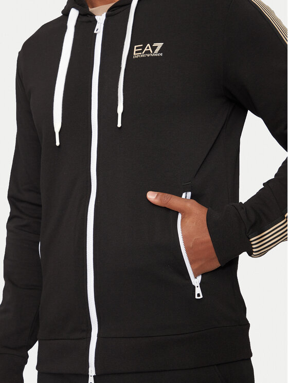 EA7 Emporio Armani EA7 Emporio Armani Суитшърт 6DPM29 PJ9FZ 0200 Черен Regular Fit