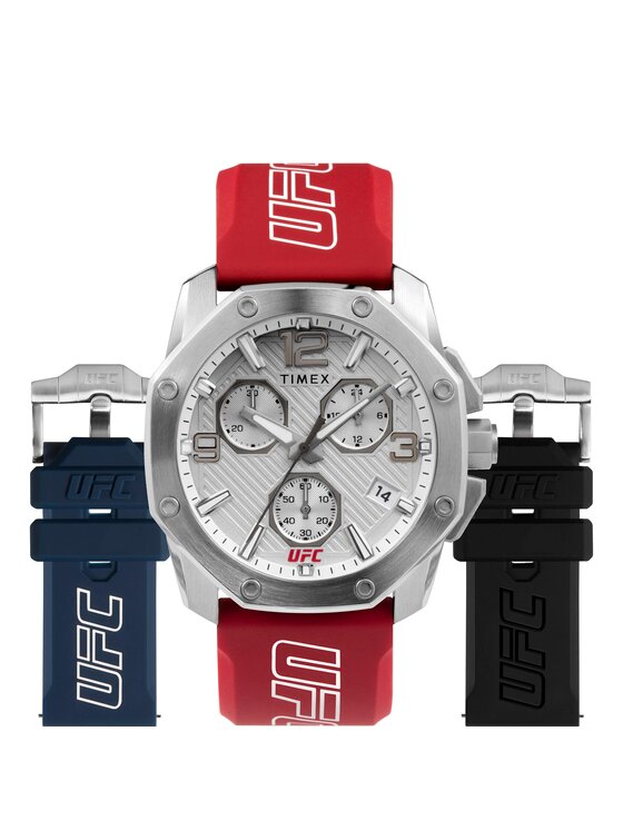 Timex Timex Pulkstenis UFC Icon Chronograph TWG047400 Melns