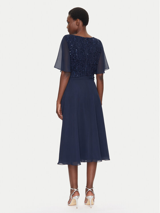 Swing Swing Coctailkleid 5AI02500 Dunkelblau Regular Fit