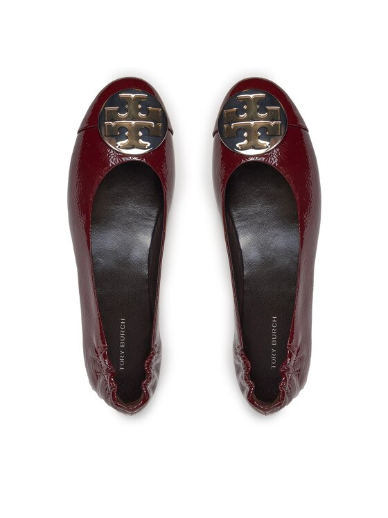 Tory Burch Tory Burch Balerinke Claire Cap-Toe Ballet 156159 Bordo rdeča