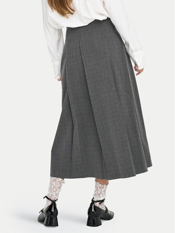 ONLY ONLY Spódnica maxi Lexie 15359282 Szary Regular Fit