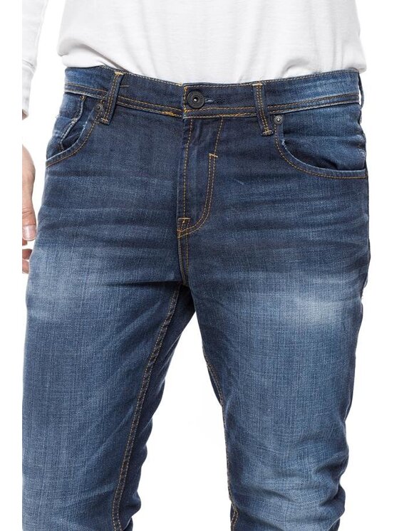 Tom Tailor Tom Tailor Jeansy BLUE TIGHT SKINNY Niebieski Slim Fit