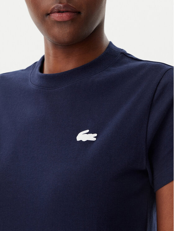 Lacoste Lacoste T-Shirt TF9246 Tmavomodrá Slim Fit