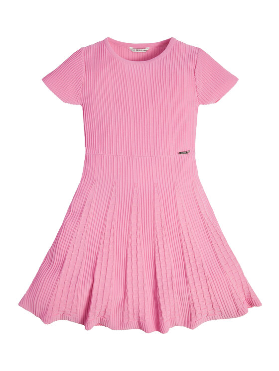 Guess Vsakodnevna obleka J2RK68 5012Z Roza Regular Fit