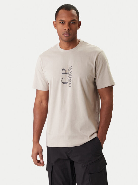 C.P. Company C.P. Company T-Shirt 20CMTS084A005100W Beige Regular Fit
