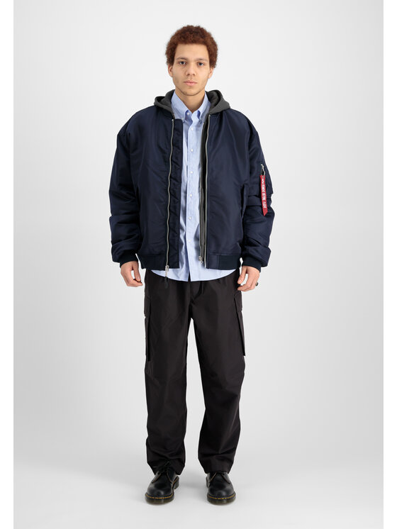 Alpha Industries Alpha Industries Kurtka bomber MA-1 CS Bomber Jacket Granatowy Loose Fit