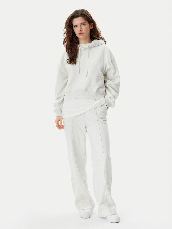 Gap Gap Majica dugih rukava 523563-15 Siva Relaxed Fit
