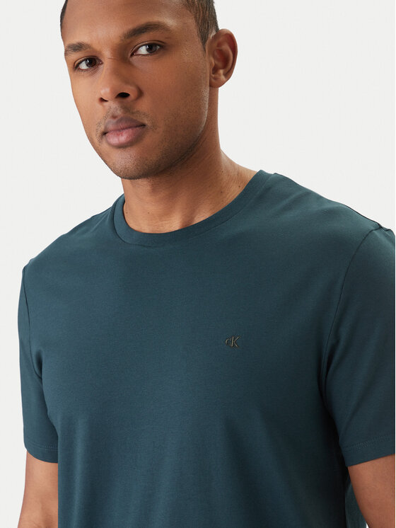 Calvin Klein Calvin Klein T-Shirt LV04LC240G Grün Slim Fit