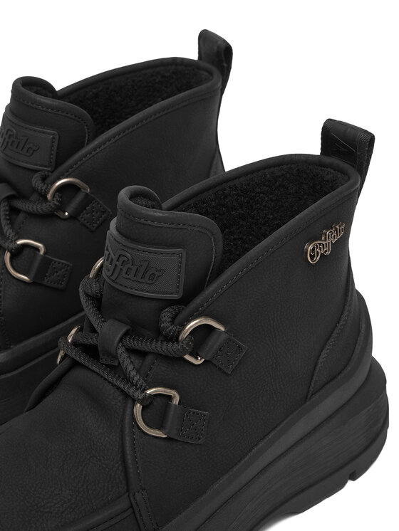 Buffalo Buffalo Členková obuv Olympia Chukka Warm 1622613 Čierna
