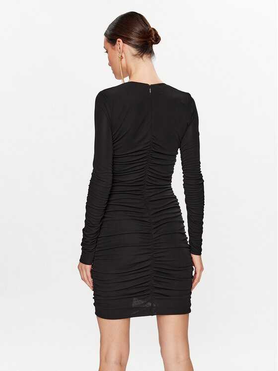 PINKO Pinko Koktejlové šaty 102057 A17I Černá Slim Fit