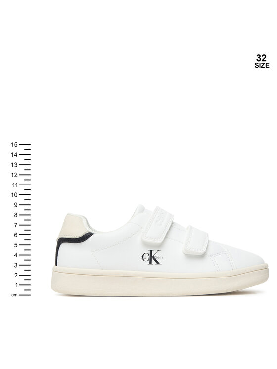 Calvin Klein Calvin Klein Sneakers Low Cut Velcro Sneaker V1X9-83440-1355 S Bianco