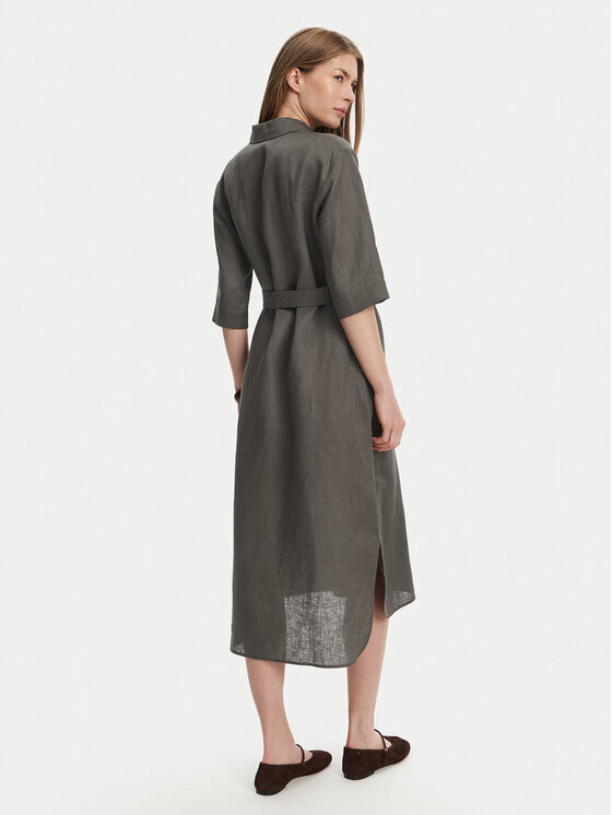 Max Mara Max Mara Sukienka koszulowa Salute 2516221028 Zielony Regular Fit