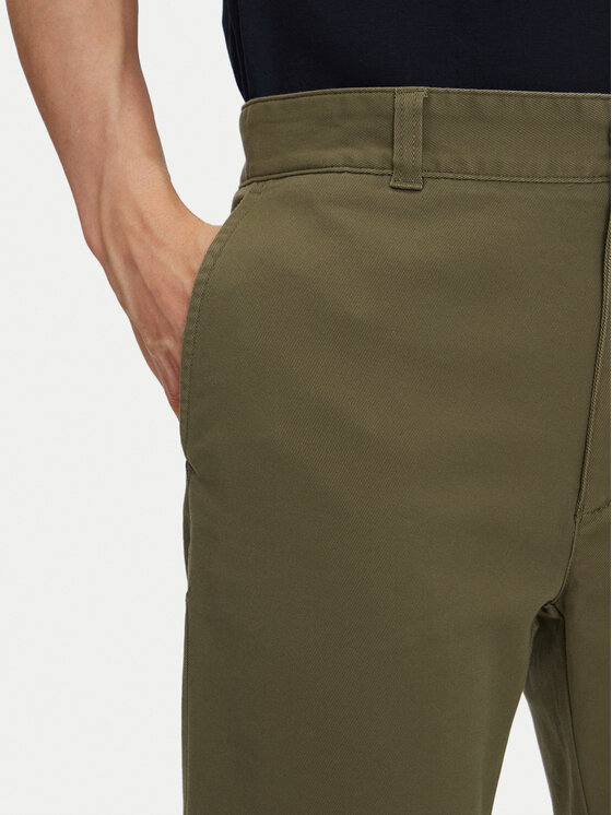 HUGO HUGO Kratke hlače iz tkanine Dante242 50510605 Zelena Regular Fit