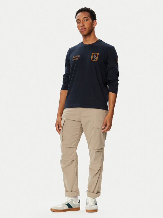 Aeronautica Militare Aeronautica Militare Longsleeve 262TS2568UJ00703 Cиній Regular Fit