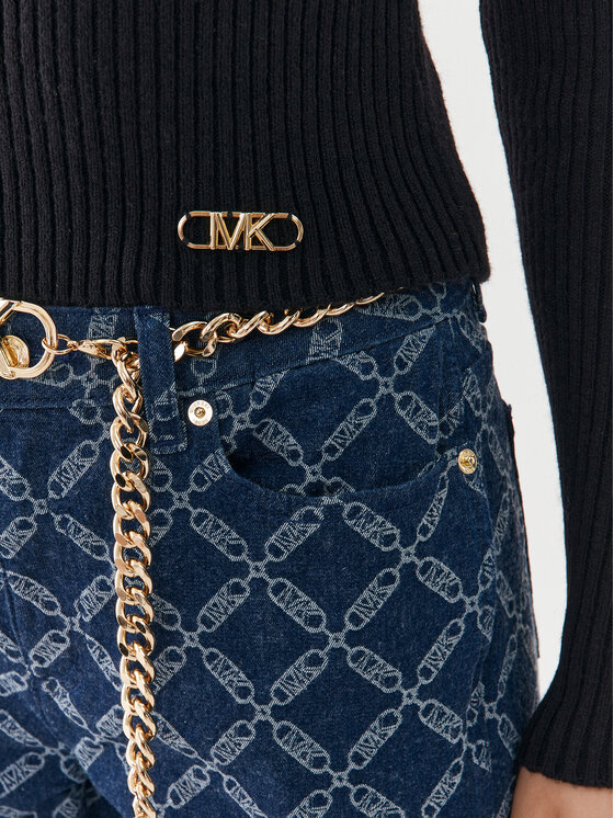 MICHAEL Michael Kors MICHAEL Michael Kors Светр MF360P26V1 Чорний Slim Fit