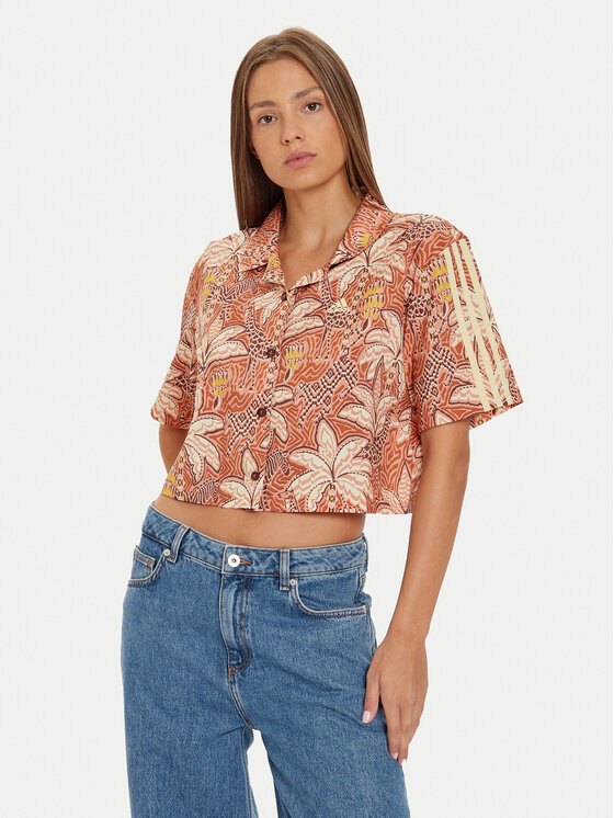 adidas adidas Košulja FARM Rio IW5185 Narančasta Loose Fit