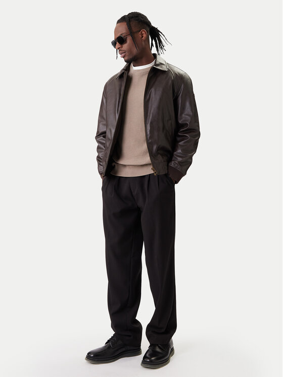 Guess Guess Jakna od imitacije kože M6RL0A WJ260 Smeđa Regular Fit