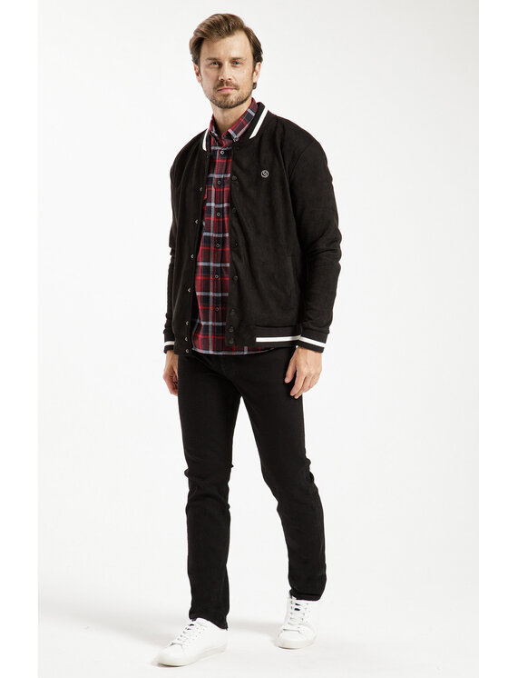 Cross Jeans Cross Jeans Kurtka przejściowa 40258-020 Czarny Regular Fit
