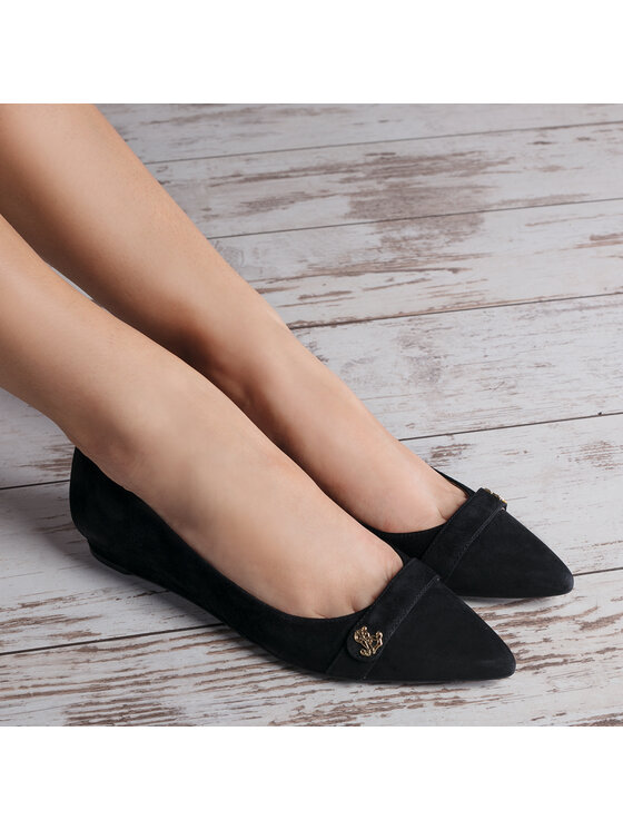 Lauren Ralph Lauren Scarpe basse Aminah 802713191001 Nero Modivo