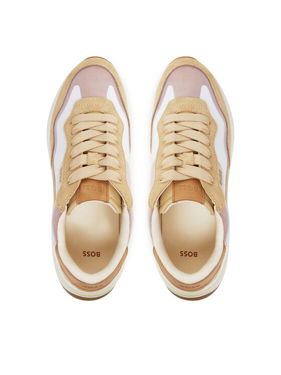 BOSS BOSS Sneakersy Skylar Runn 50541617 Beżowy