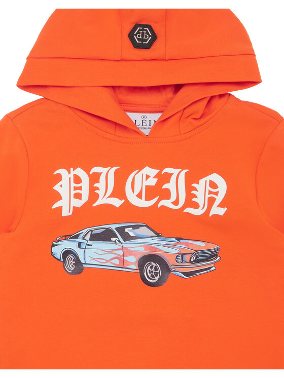 PHILIPP PLEIN PHILIPP PLEIN Felpa 28197 Arancione Regular Fit