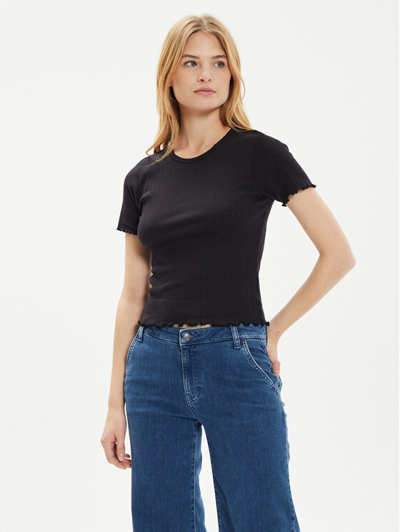 Brave Soul Brave Soul Marškinėliai LTS-568ADRI1 Juoda Straight Fit