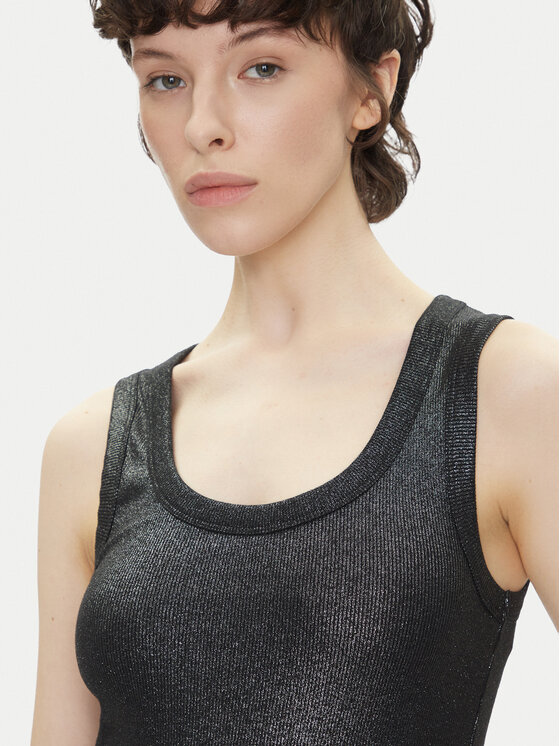 Pepe Jeans Pepe Jeans Top Lacey PL505993 Čierna Slim Fit