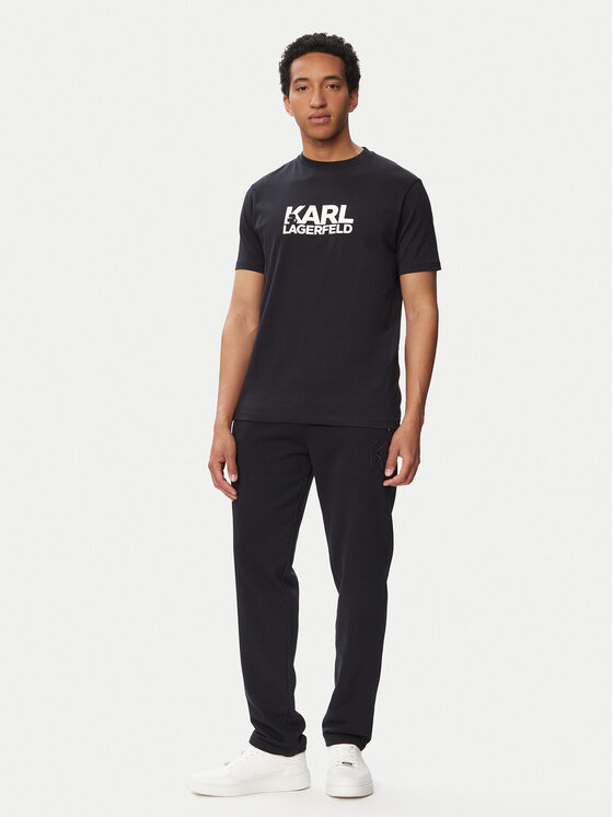 KARL LAGERFELD KARL LAGERFELD Dressipüksid 705019 563900 Tumesinine Regular Fit