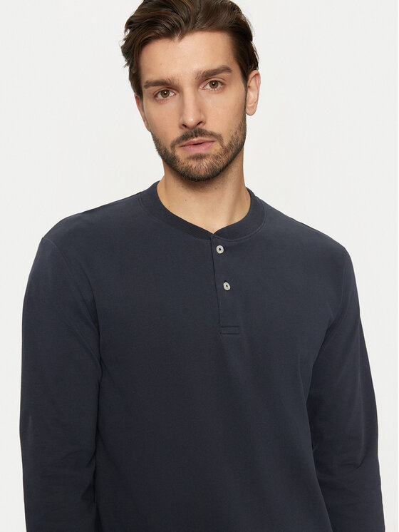 Marc O'Polo Marc O'Polo Longsleeve 429 2042 52184 Granatowy Regular Fit