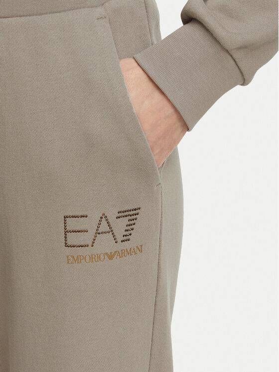 EA7 Emporio Armani EA7 Emporio Armani Spodnie dresowe 7W000538 AF15831 U6100 Beżowy Regular Fit