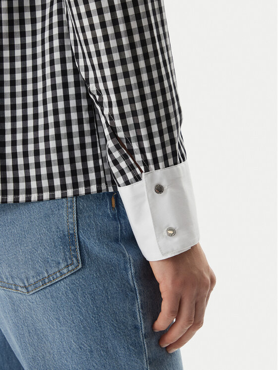 Morgan Morgan Camicia 261-CVICHY Nero Regular Fit