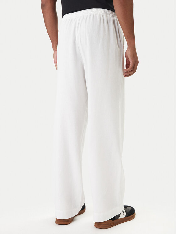 Emporio Armani Emporio Armani Штани з тканини EM000586 AF20590 U0002 Білий Regular Fit
