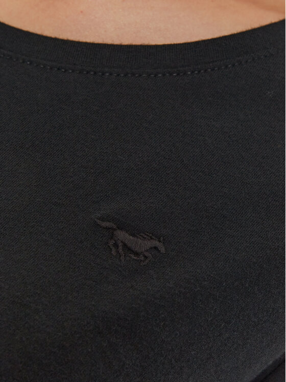 Mustang Mustang Μπλουζάκι Elly 1013931 Μαύρο Regular Fit