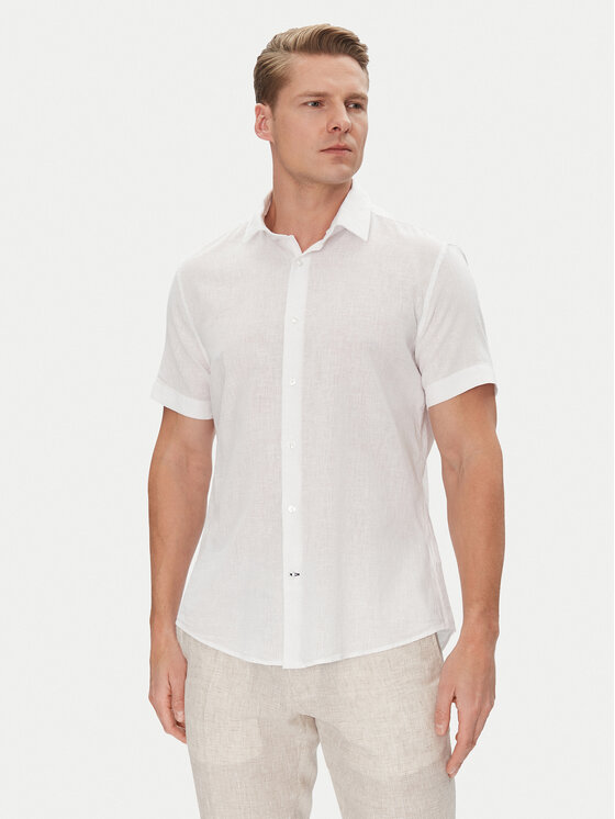 JOOP! JOOP! Košeľa 17 JSH-209Pit 30047056 Écru Slim Fit