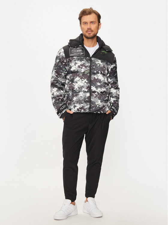 Plein Sport Plein Sport Télikabát AADC MRB2555 SXV005N Fekete Regular Fit