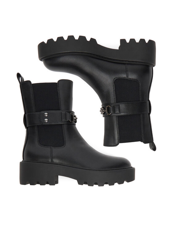 Nine West Nine West Gležnjarji Chelsea CEO-KAMILA-01 Črna