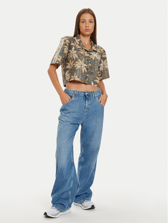 adidas adidas Koszula FARM Rio IW5184 Kolorowy Loose Fit