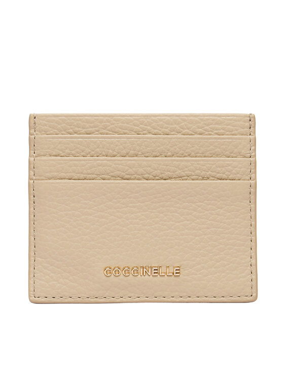 Coccinelle Coccinelle Kreditkartenetui MW5 Metallic Soft E2 MW5 12 95 01 Beige
